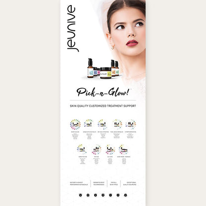 Jeunive  Pick-n-Glow™ Solutions Banner Stand