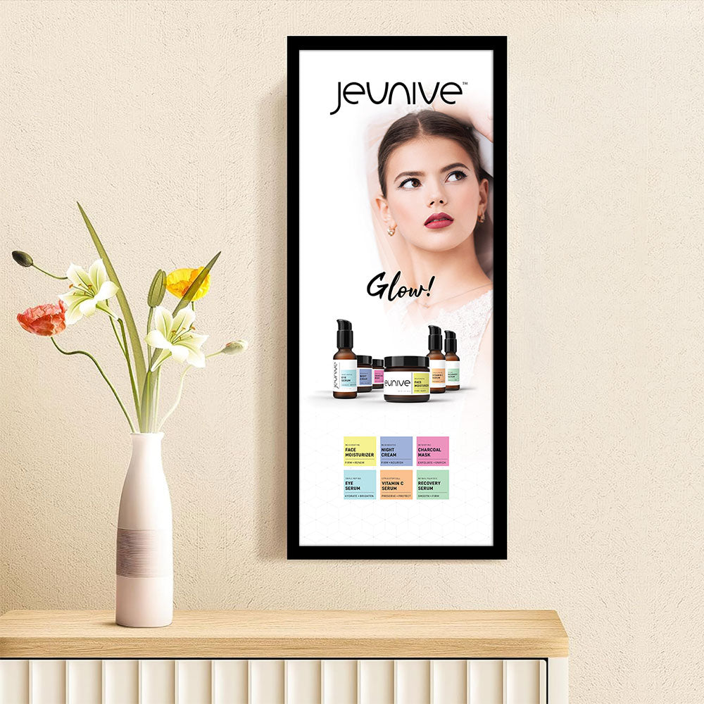 Jeunive Product Line Poster — 14"×36"