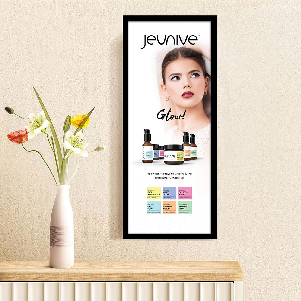 Jeunive Product Line Poster — 14"×36"