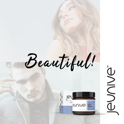 Jeunive Regeneartive Night Cream, Firm + Nourish, Highest Quality Skin Care Line, Beautiful!